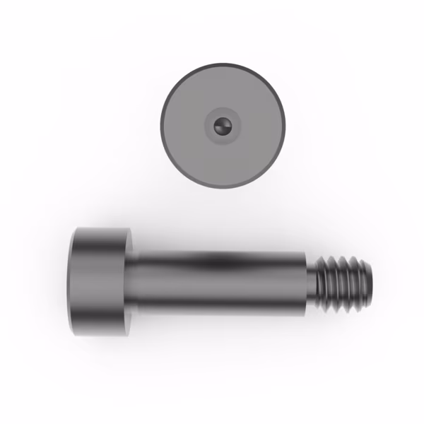 Shoulder Screw, #4-40 Thr Sz, 5/32 in Thr Lg, 3/8 in Shoulder Lg, Stainless Steel, Raf, Mfr#: 6905-SS-20